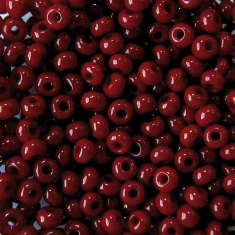 93310 10/0 чеський бісер Preciosa, бордовий, непрозорий