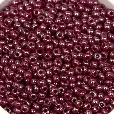 98310 10/0 чеський бісер Preciosa, коричневий, непрозорий глазурований