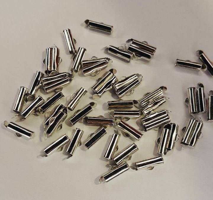 Трубочки 1,3 см, колір родіум