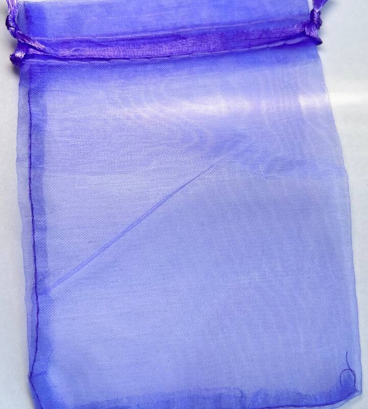 Подарункові мішечки з органзи 9х14 см фіолетовий