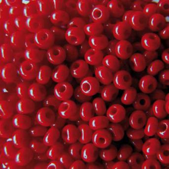 93210 10/0 чеський бісер Preciosa, червоний темний, непрозорий
