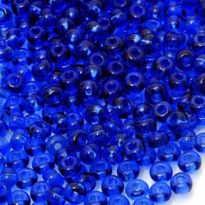 30100 10/0 чеський бісер Preciosa, сапфір темний, прозорий