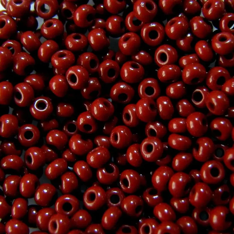 13600 10/0 чеський бісер Preciosa,  коричневий, непрозорий