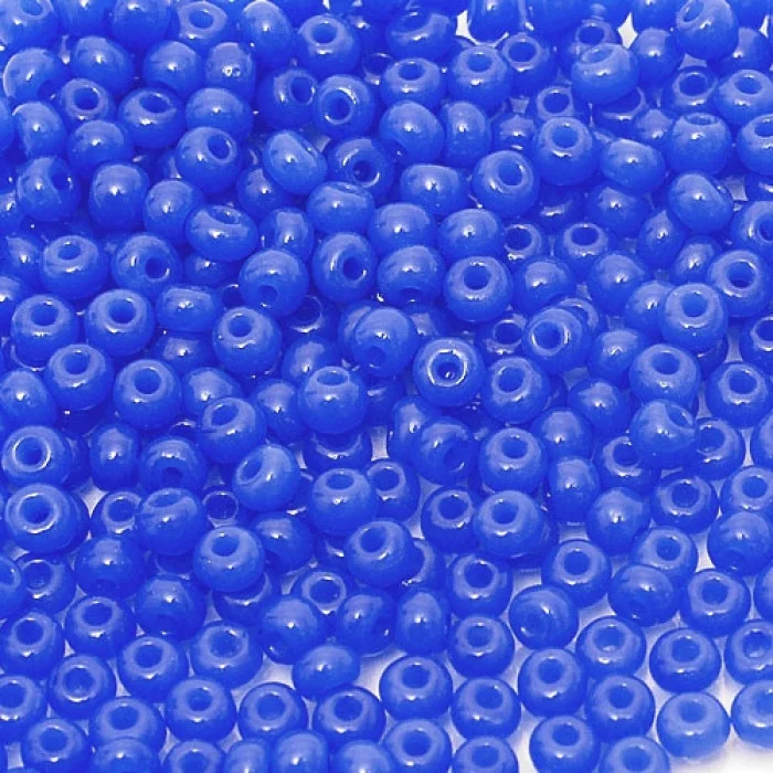 32010 10/0 чеський бісер Preciosa,  блакитний, непрозорий