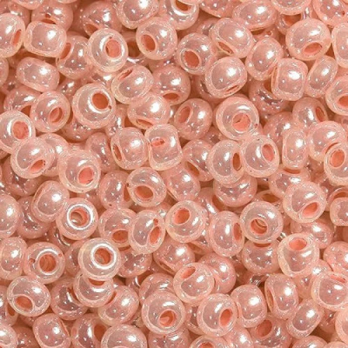 37389 10/0 чеський бісер Preciosa, помаранчевий, непрозорий алебастровий глянцевий