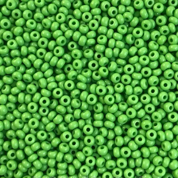 53210 10/0 чеський бісер Preciosa, трав'яний світлий, непрозорий