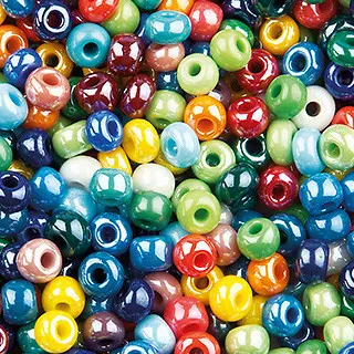 53310 6/0 чеський бісер Preciosa, салатовий світлий, непрозорий