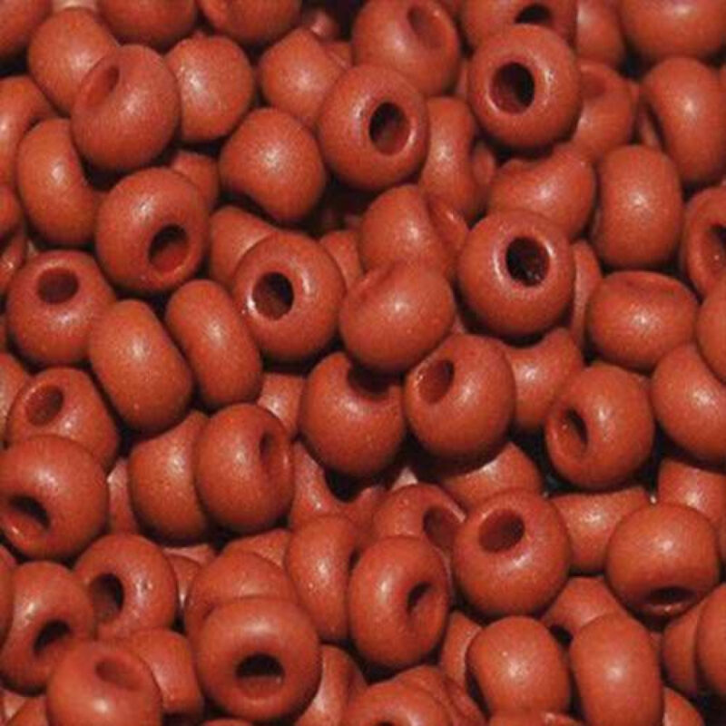 13600 matt 10/0 чеський бісер Preciosa, коричневий, непрозорий матовий