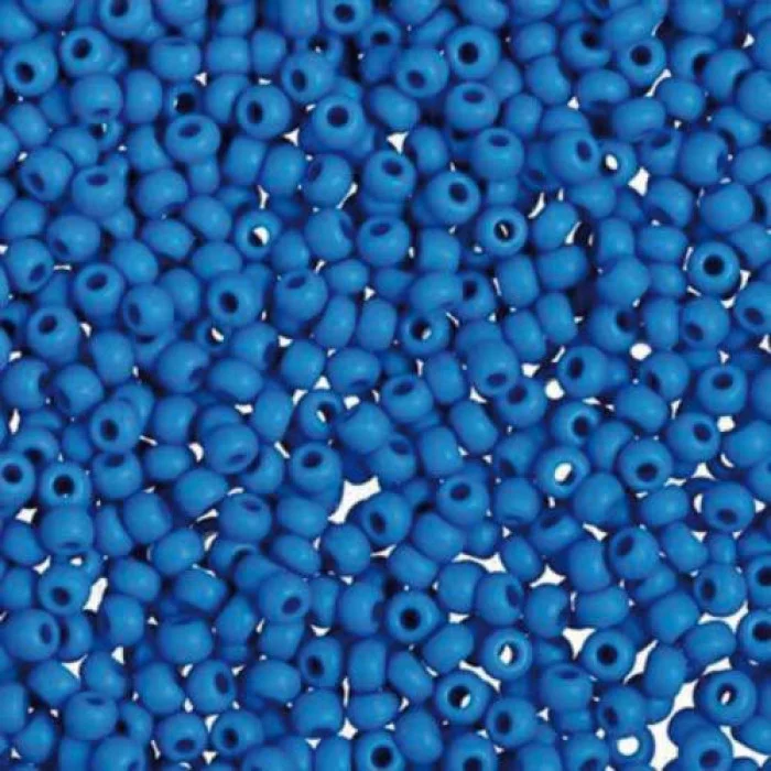33210 matt 10/0 чеський бісер Preciosa, джинсовий, непрозорий матовий