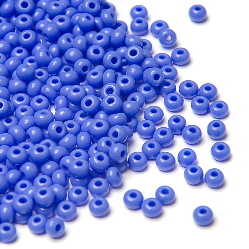 33040 10/0 чеський бісер Preciosa, блакитний, непрозорий