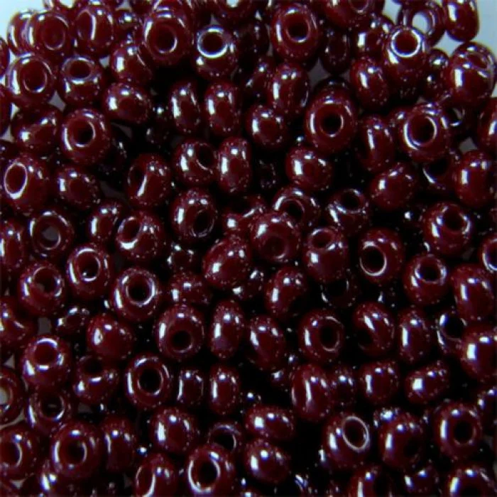 98300 10/0 чеський бісер Preciosa, шоколадний, непрозорий глазурований