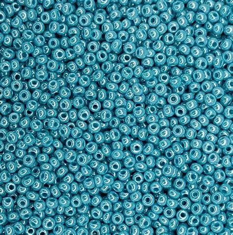 68030 10/0 чеський бісер Preciosa,  блакитний, непрозорий глазурований