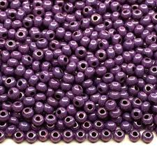 46025 10/0 чеський бісер Preciosa,  ліловий, непрозорий глянцевий