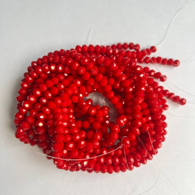 Ронделі 6 мм,  вишневий натуральний 93190