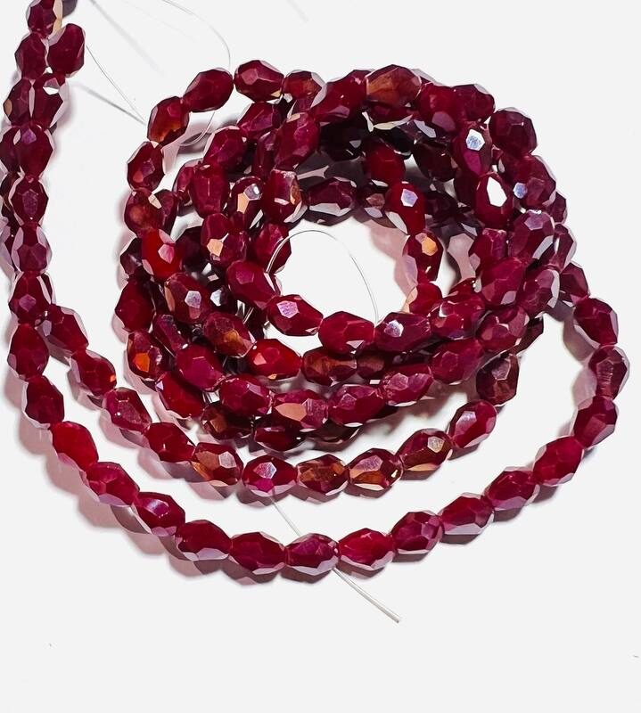 Капля 6х8 бордова з переливом