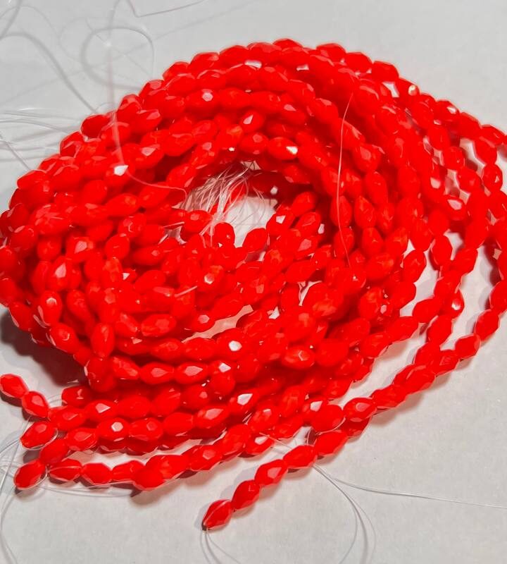 Капелька 4х6  червона світла