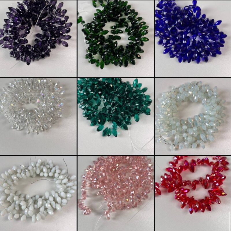 Капелька 6х8, червона 93190