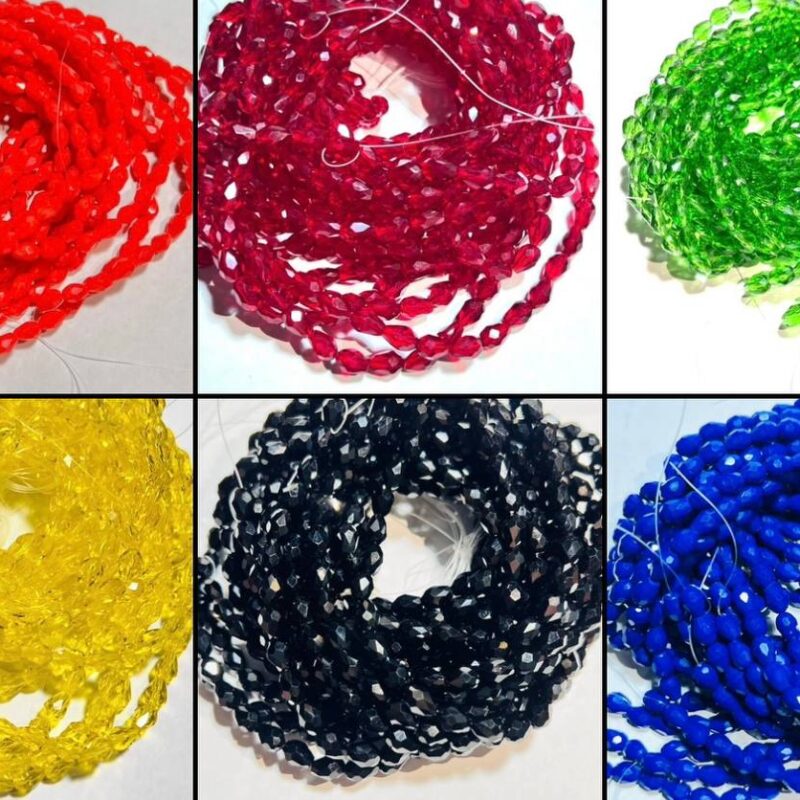 Капелька 6х8, червона 93190