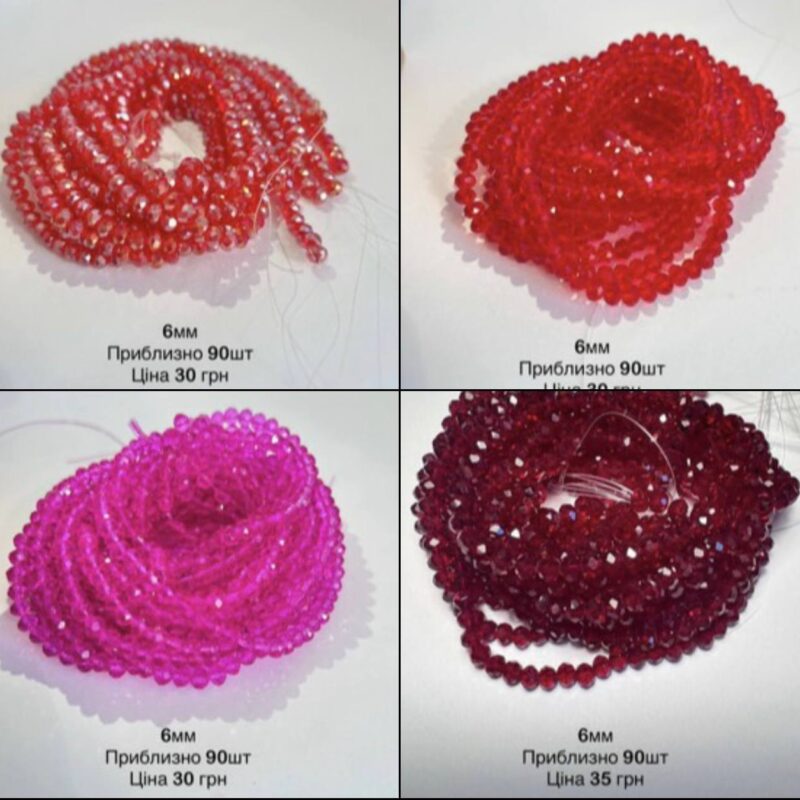 Ронделі 6 мм, темно синій натуральний 33070