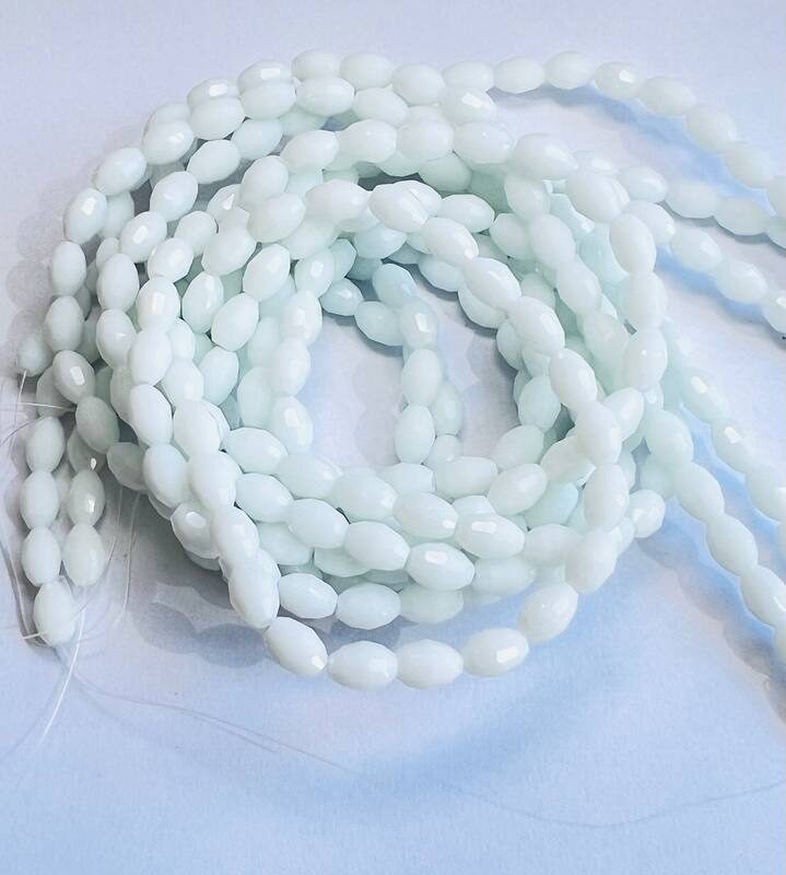 Рис 6х8 мм, білий натуральний