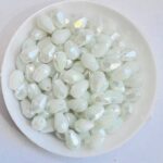Капелька 6х8 мм, білий з переливом