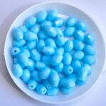 Капелька 6х8 мм, голубий