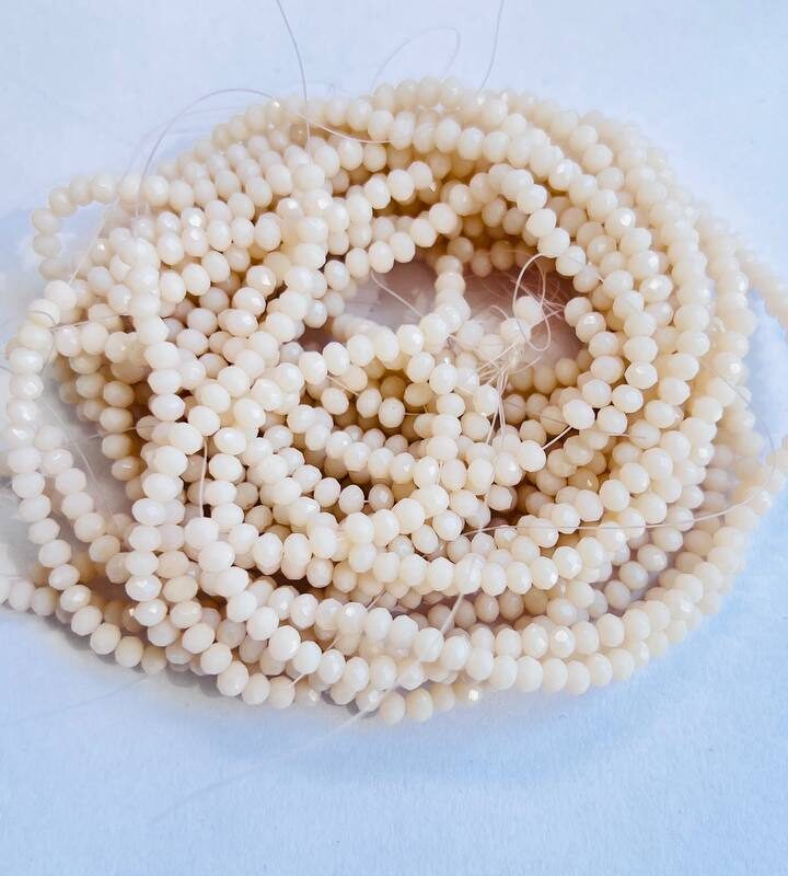 Ронделі 4 мм, тілесний натуральний