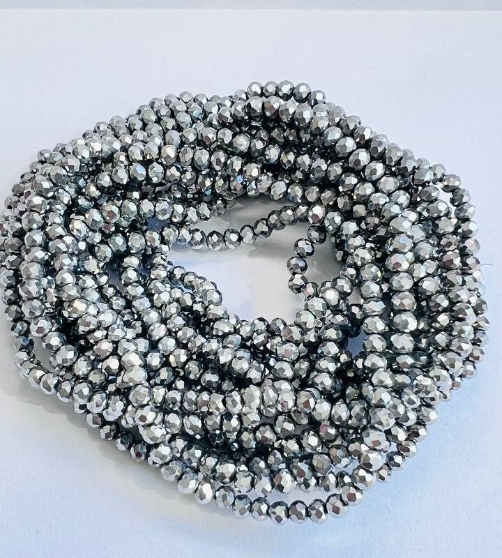 Ронделі 4 мм, срібло