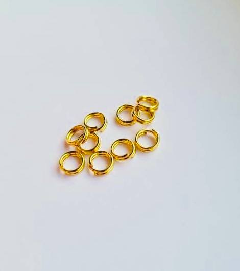 Кільця подвійні, золото