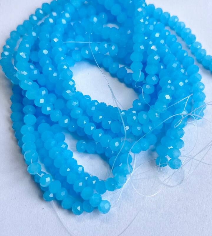 Ронделі 6мм, голубий