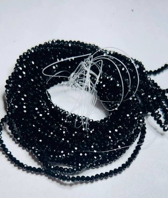 Ронделі 2мм, чорний натуральний