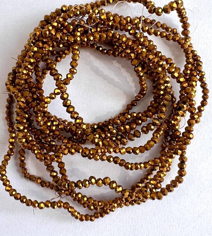 Ронделі 2 мм, золотий