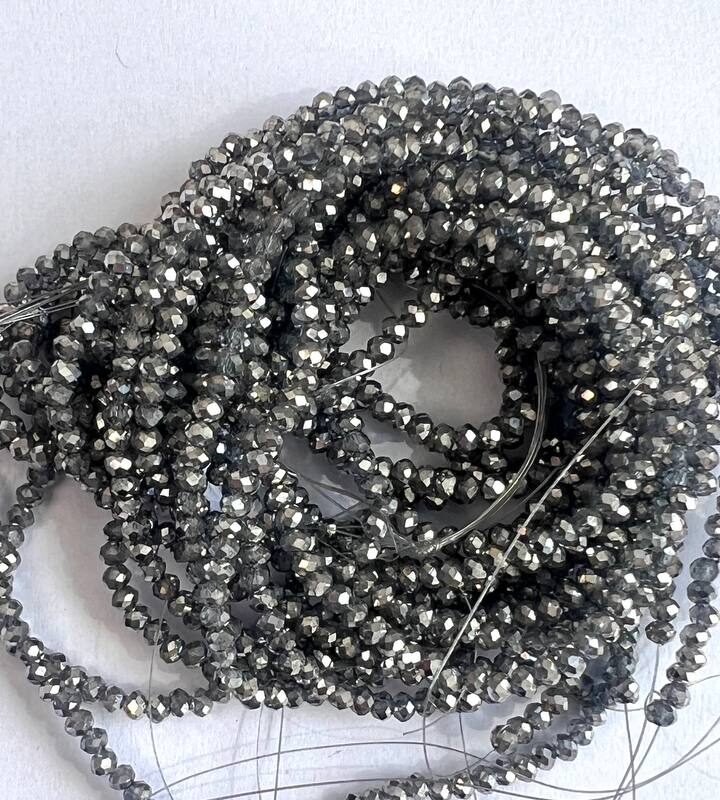 Ронделі 2 мм, срібло, 01700