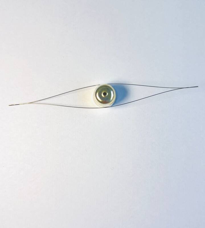 Роздвоєна голка 10 см  сталь