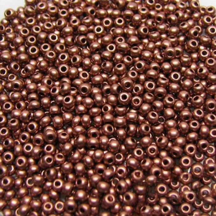 01780 10/0 чеський бісер Preciosa, бронза, непрозорий металік