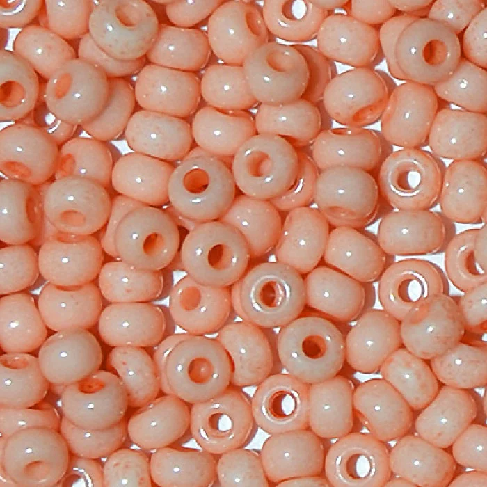 03185 10/0 чеський бісер Preciosa, помаранчевий, непрозорий крейдяний сольгель