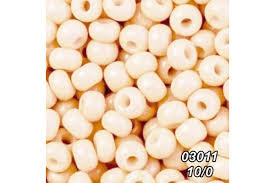 03011 Бисер Preciosa світло-бежевий непрозорий