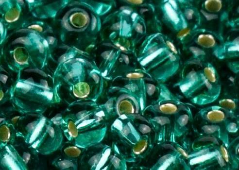 6721010/0 чеський бісер Preciosa, блискучий бірюзовий