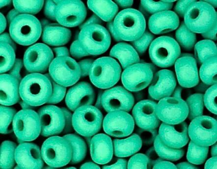 22м17 10/0 чеський бісер Preciosa, бірюзовий матовий