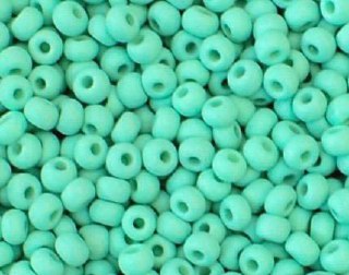 22м16 10/0 чеський бісер Preciosa, світло бірюзовий матовий
