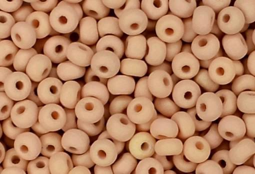 22м05 10/0 чеський бісер Preciosa, персиковий матовий