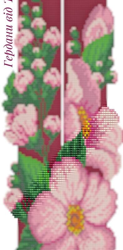 Набір гердану ''Ябко цвіт '' за схемою гердани від Тетяни