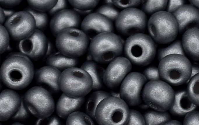 22022  10/0 чеський бісер Preciosa, сірий темний