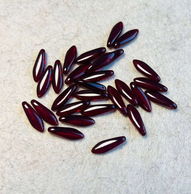 НАМИСТИНИ DAGGERS,  бордовий прозорий 90120