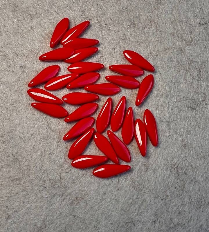 Намистини DAGGERS натуральний червоний 93180