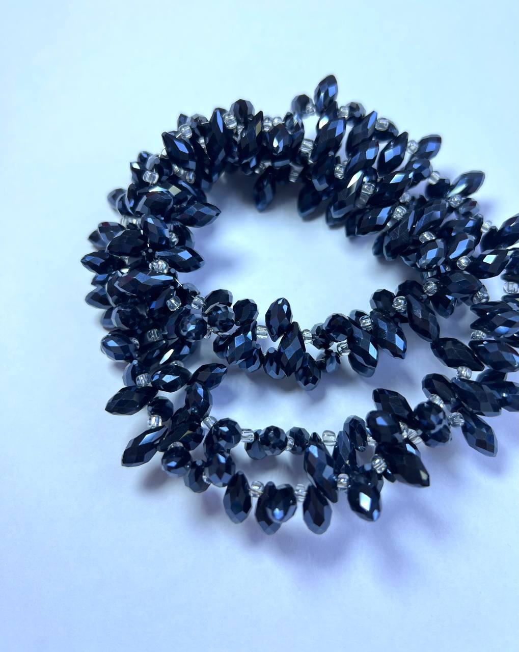 Христаль 6х12, графітовий, бісер як 49102 Христаль 6х12, графітовий, бісер як 49102