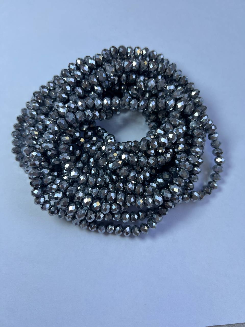 Ронделі 6 мм, срібло Ронделі 6 мм, срібло