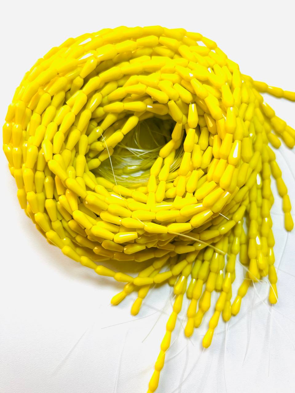 Капелька 4х9, жовта натуральна Капелька 4х9, жовта натуральна