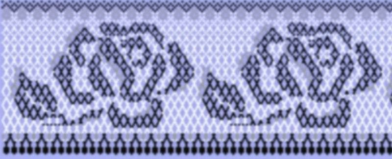 Силянка ''Місячна троянда'', за схемою Галина Хнаєва