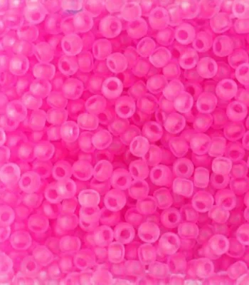 38777m бісер №10 Preciosa  Чехія Фуксія матовий